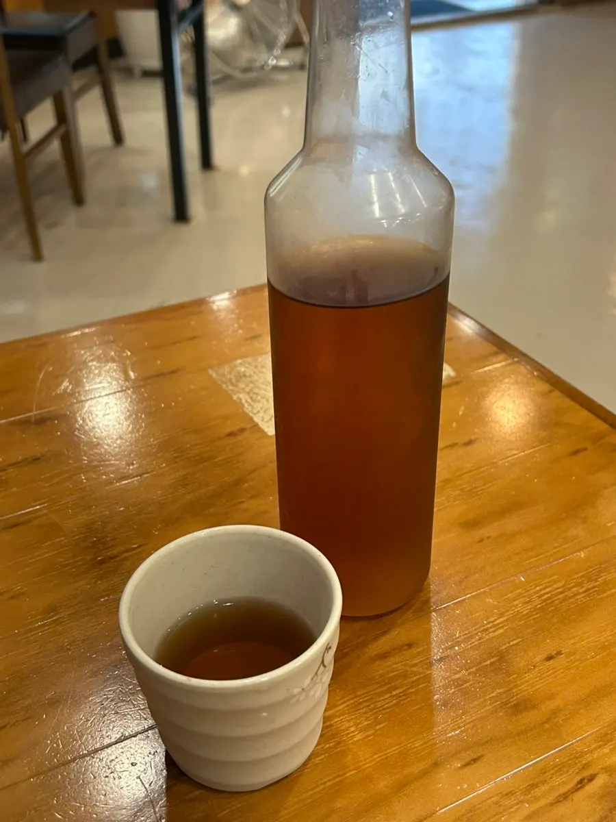 임가네한상 기본 세팅과 물잔