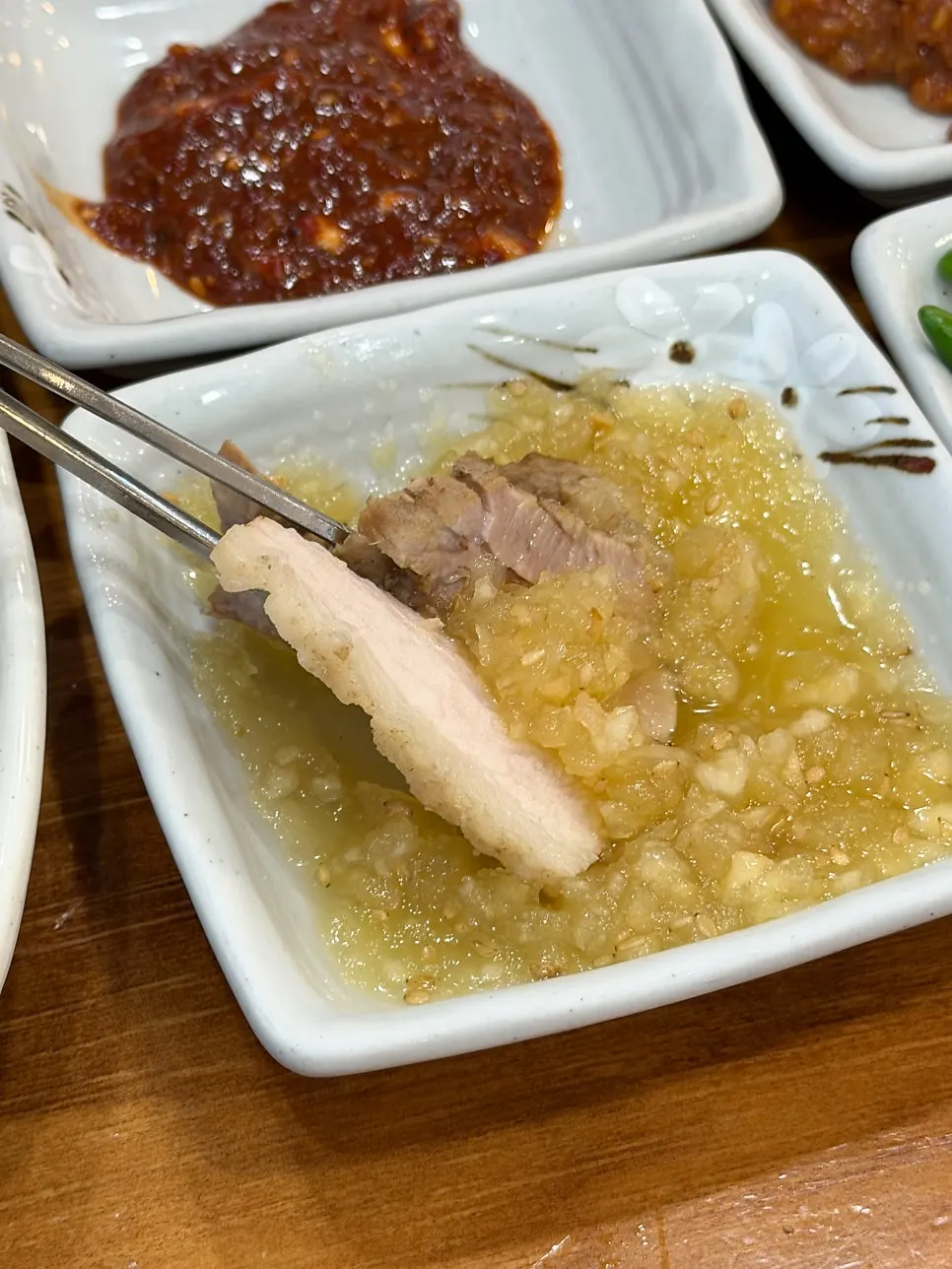 Stir-fried octopus with moist bossam