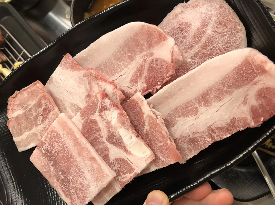 짚시 옛날삼겹살 냉삼 1인분 상차림