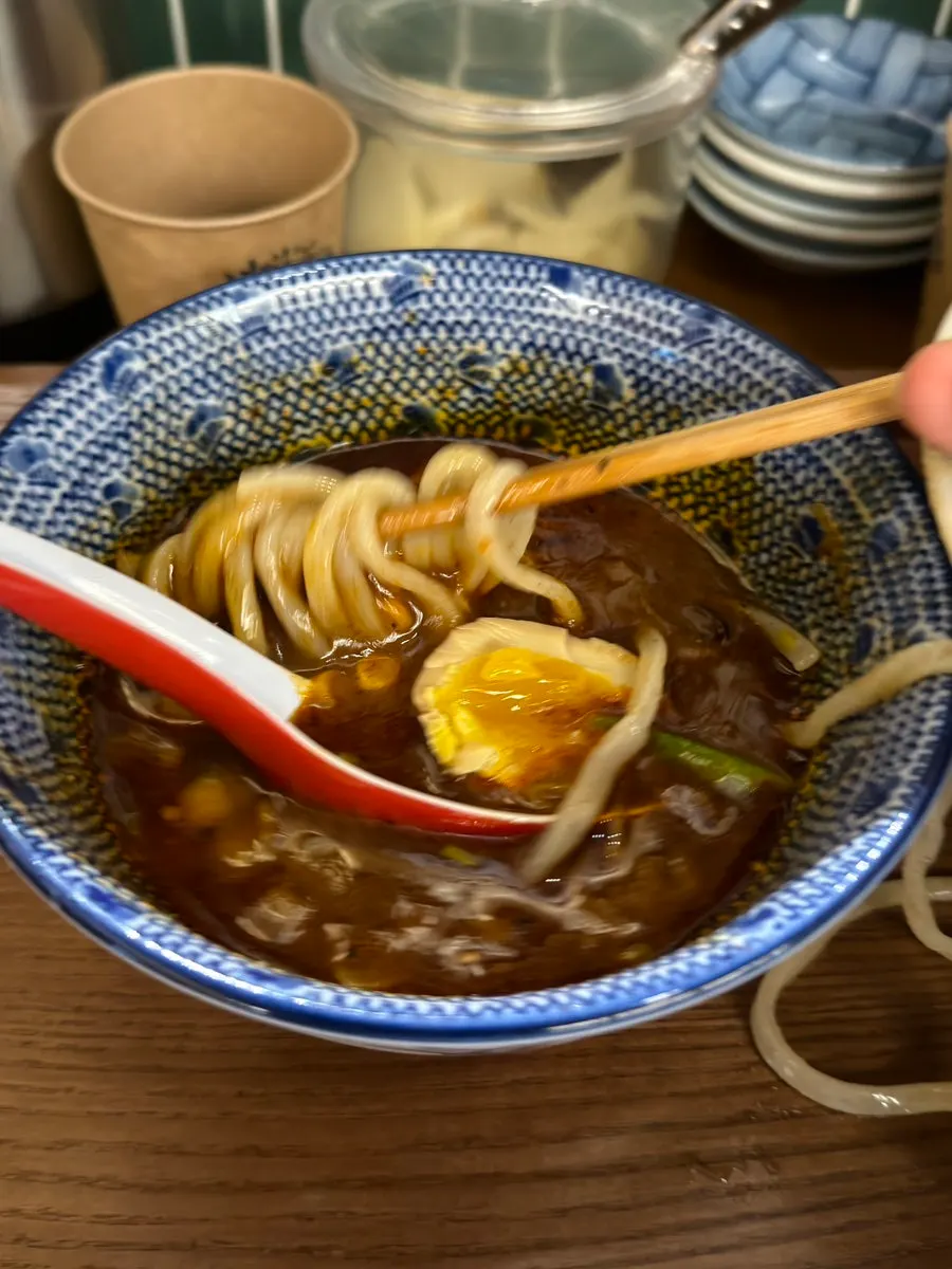 매운맛 츠케멘 면과 소스 국물