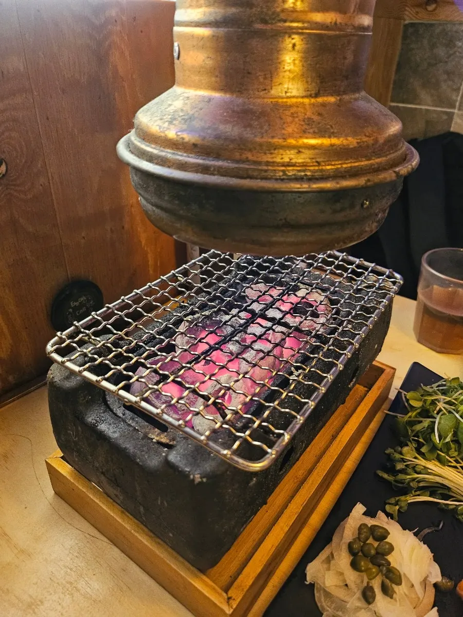 Five kinds of skewers: chicken skewer, heart, ginkgo nuts, chicken skin