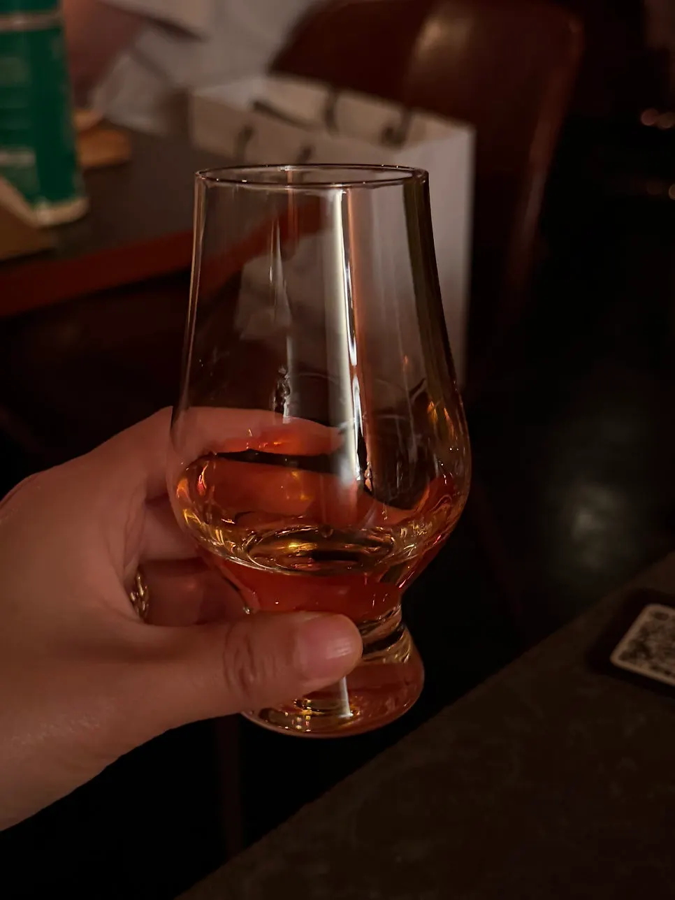 Drinks ordered during the performance