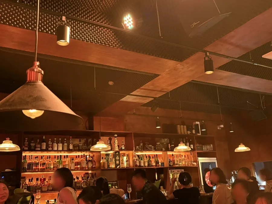Interior view of the jazz bar near Gunja Station