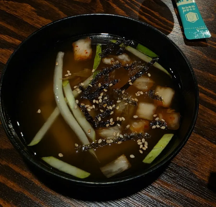 Complimentary muksabal starter