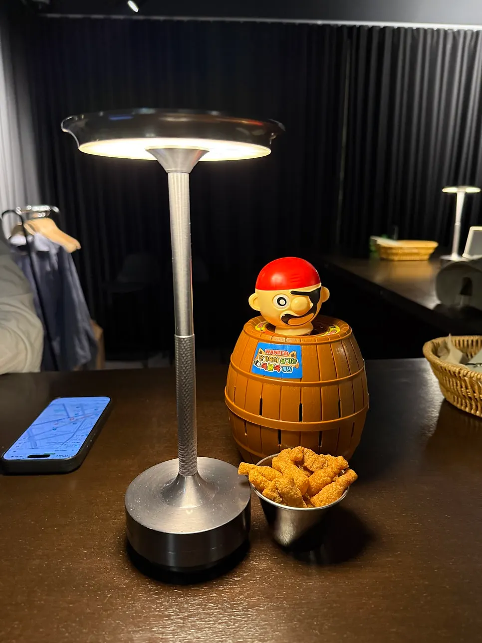 Seated at a table at Woowoo, the solo-drinking bar