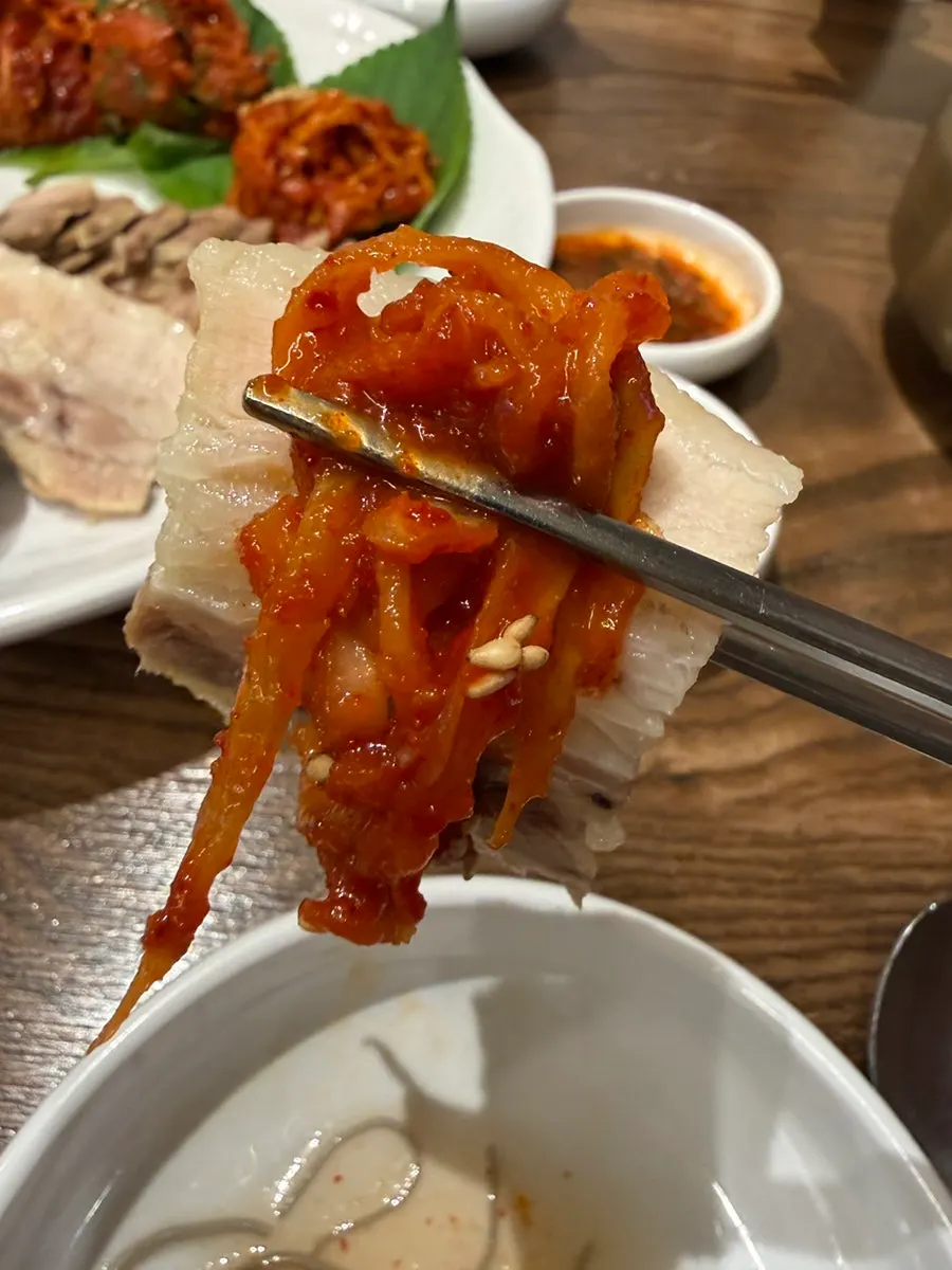 Pollock sikhae and naengmyeon pairing