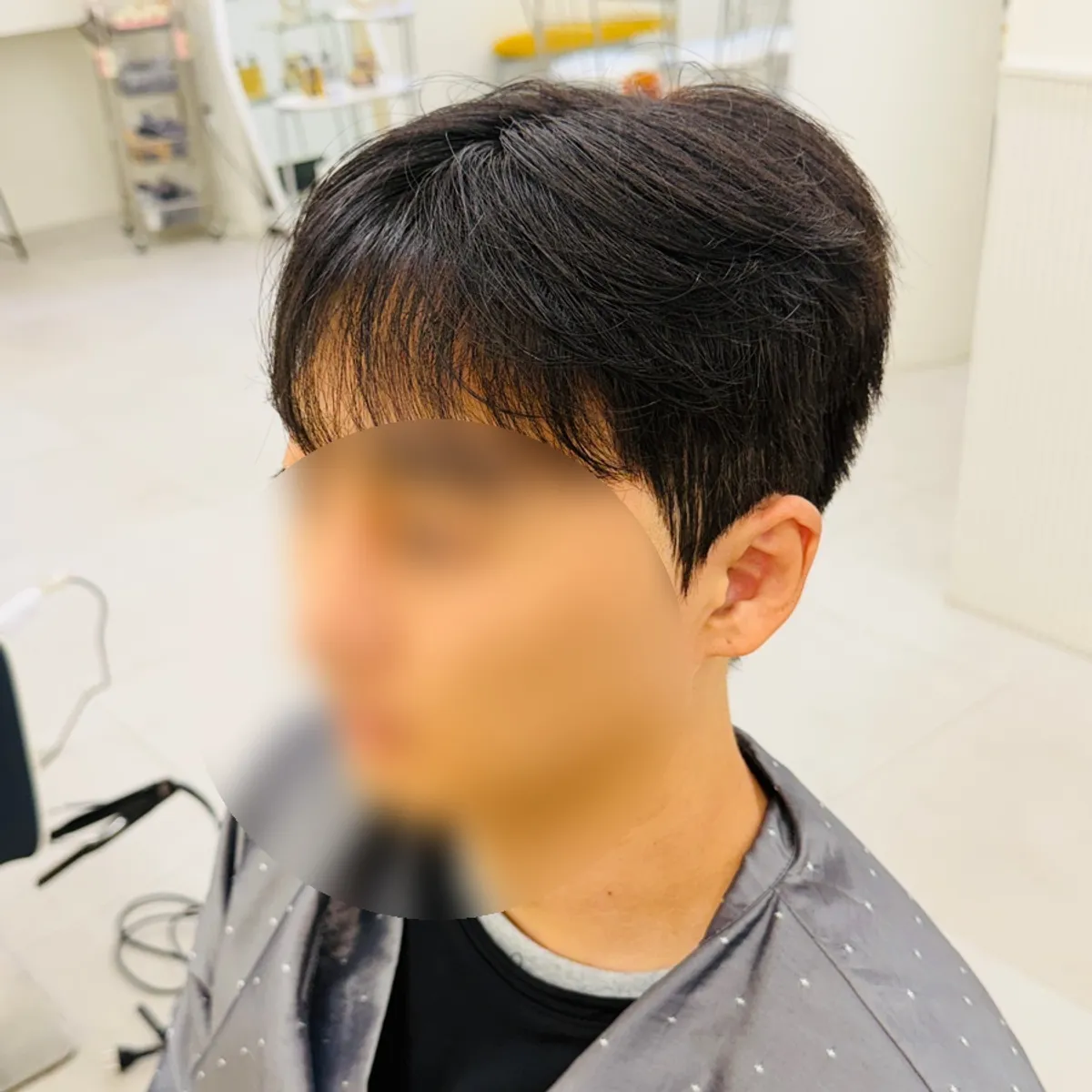 헤어온드유 군자역점에서 완성한 남성 필러스컷 스타일