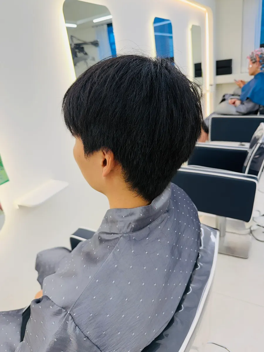 스타일 상담을 위해 앉은 시술 자리