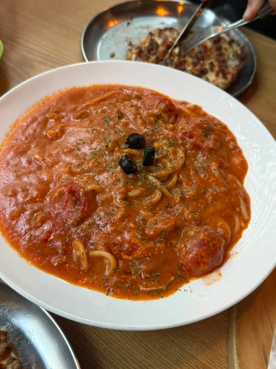 Additional order of tomato spaghetti