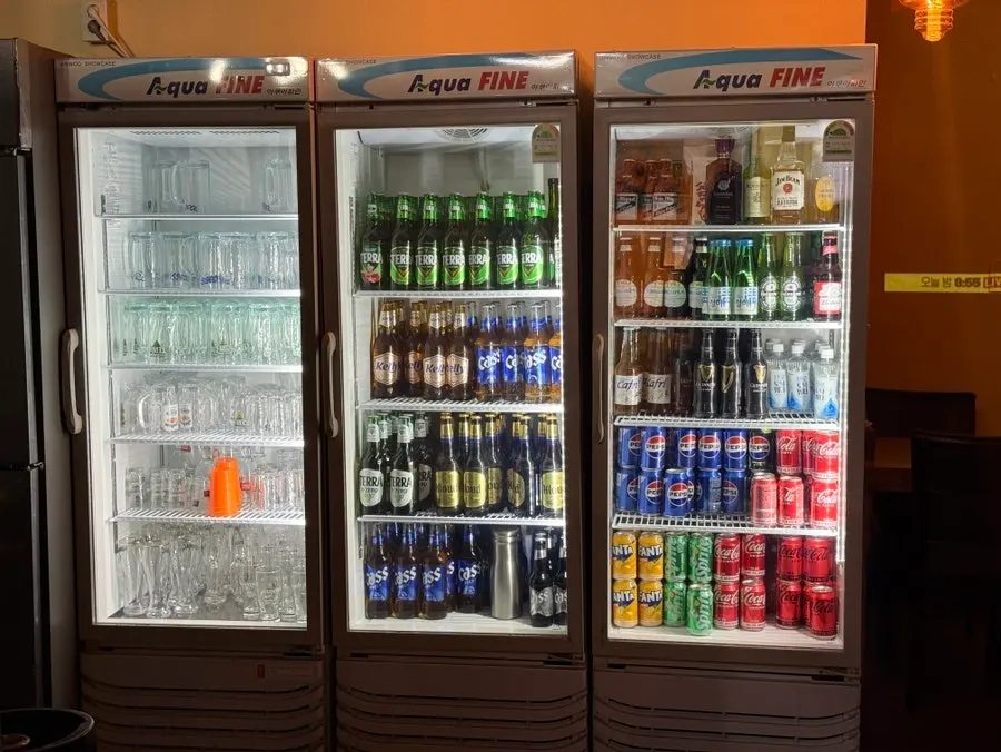 맥주 종류가 다양한 주류 메뉴