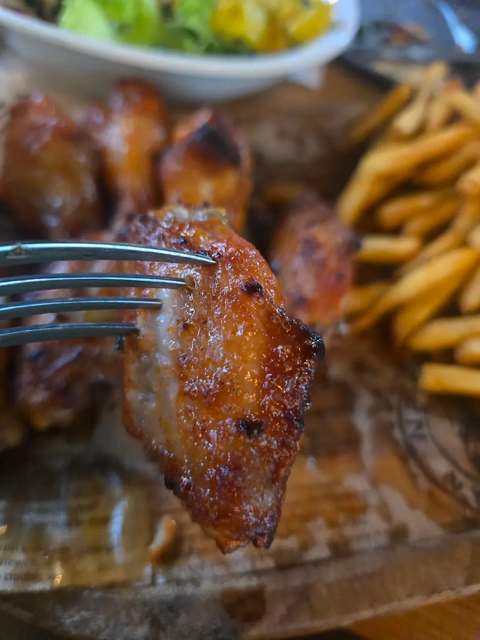 Plate of hot wings and drumettes