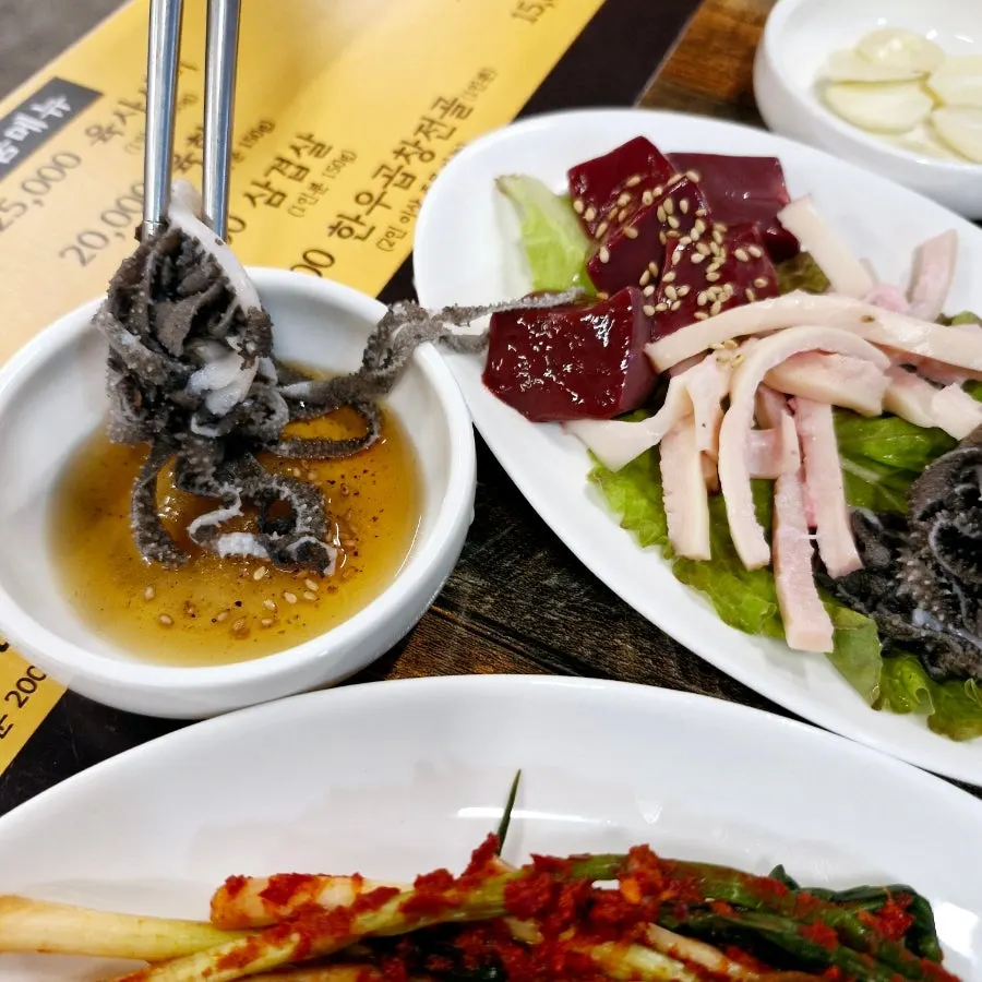 Basic side dishes before the set order