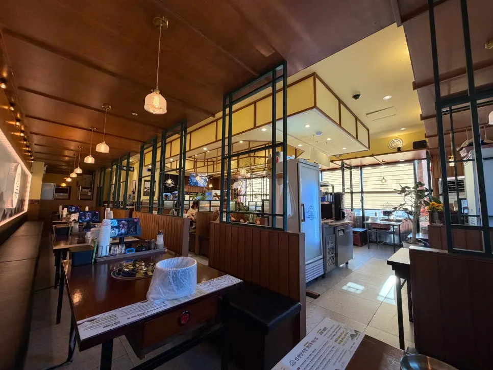 Tables by the window