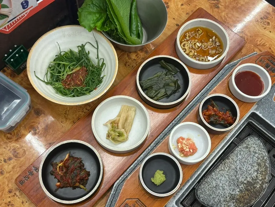 주문한 종착역 뭉텅 소금구이 생고기