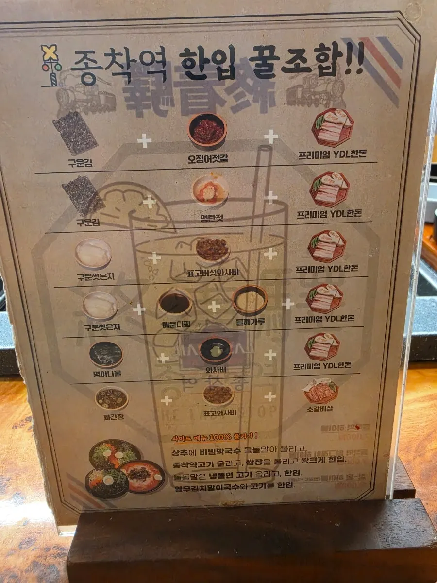 終着駅一口の黄金コンビ案内と包み野菜