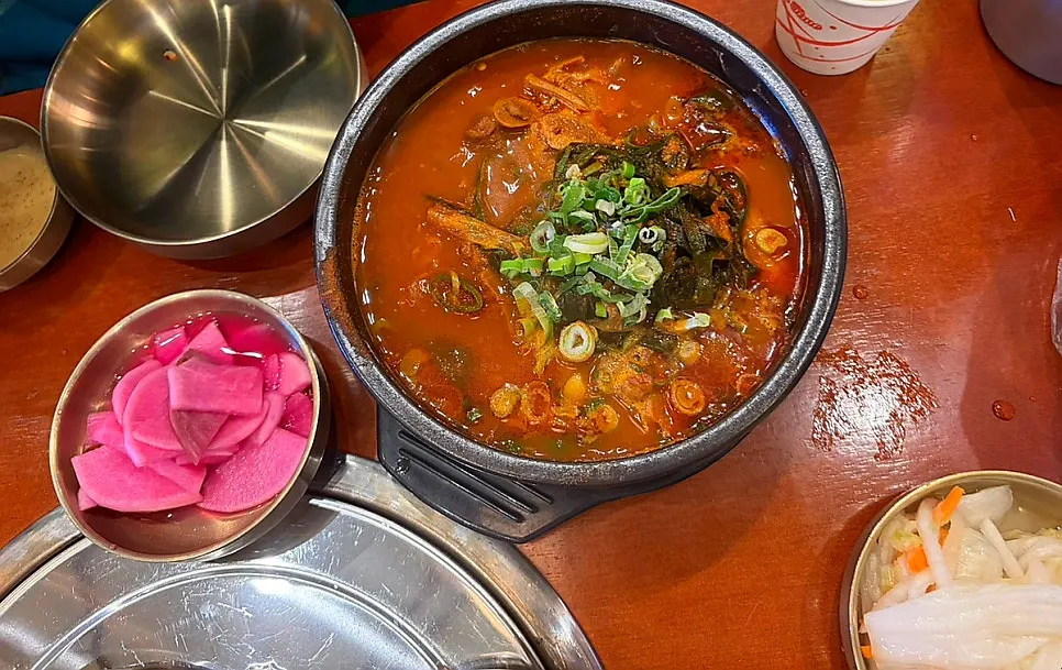 순살해장국 등 해장국 메뉴 안내