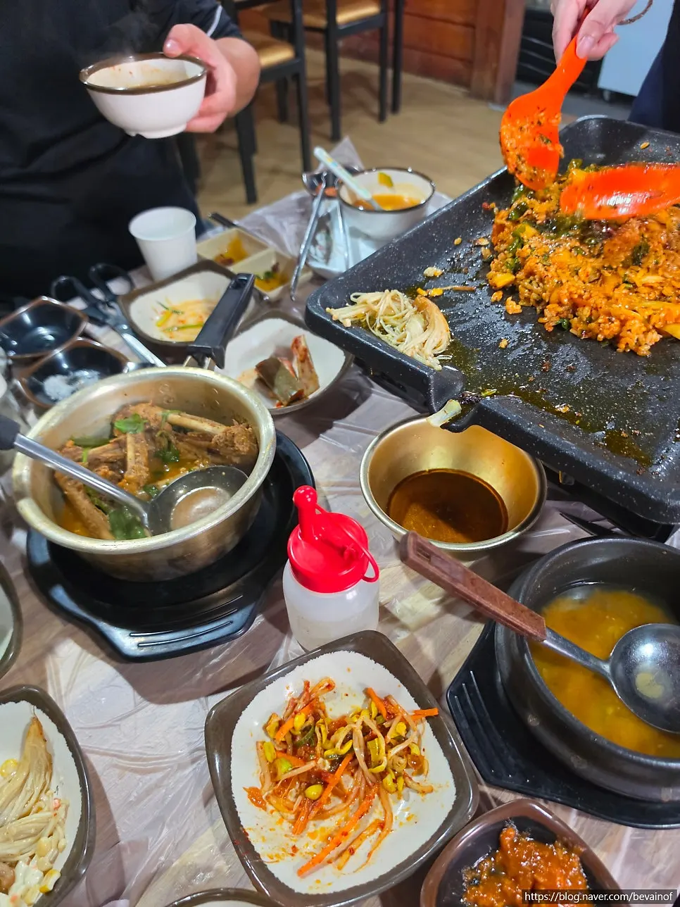 마무리로 볶은 볶음밥
