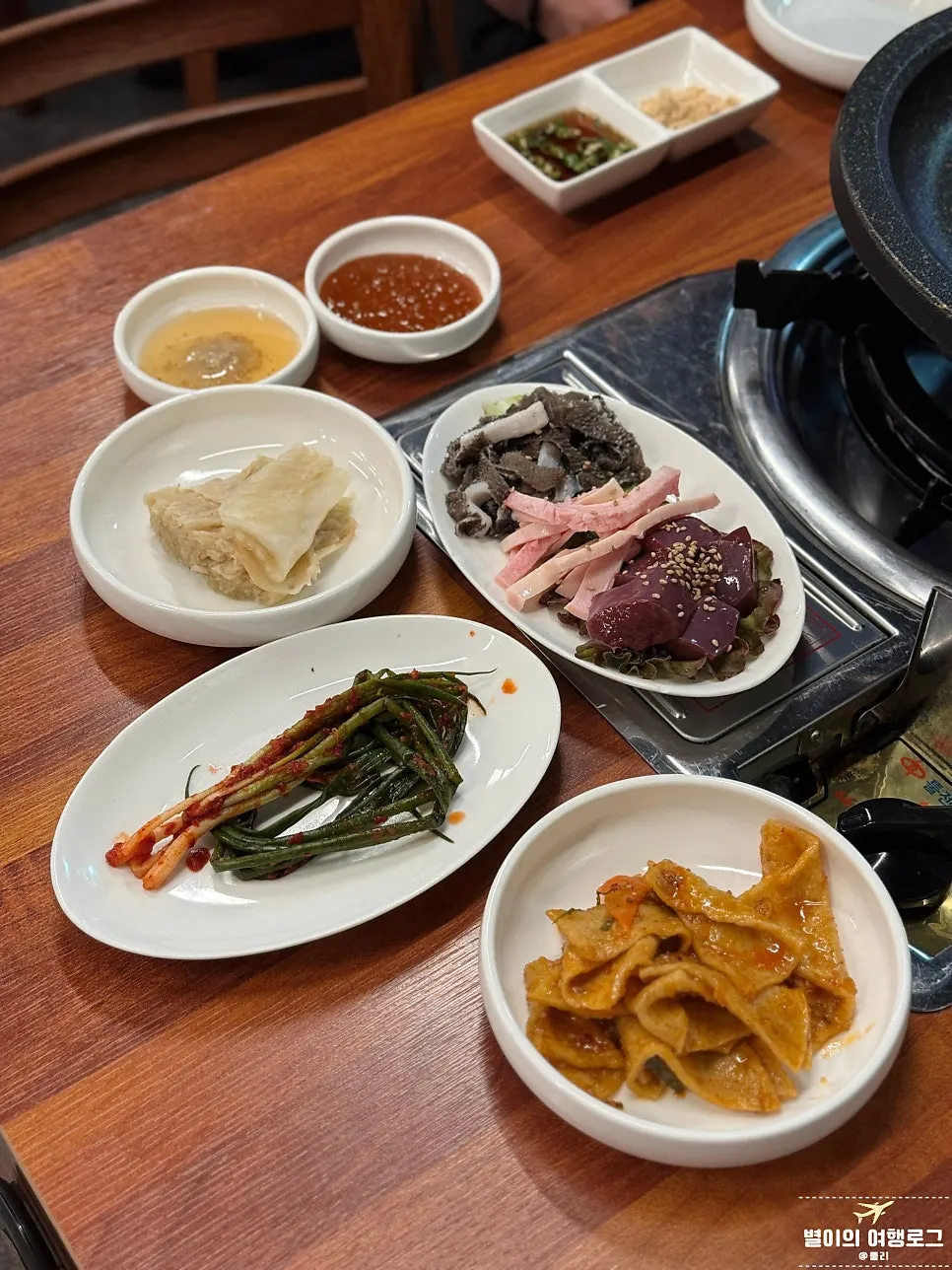 막창일번지 기본 밑반찬 상차림