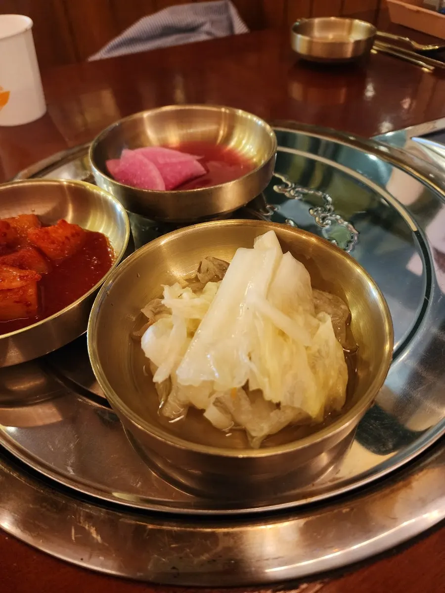 인생감자탕 군산점 메뉴판