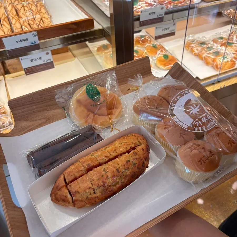 가루쌀 카스테라 팥빵 명란바게트