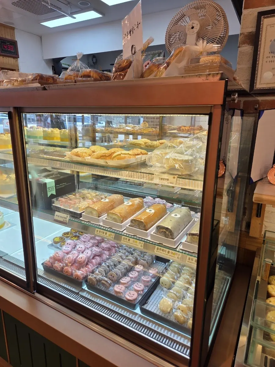 Bakery wall with master baker certificates