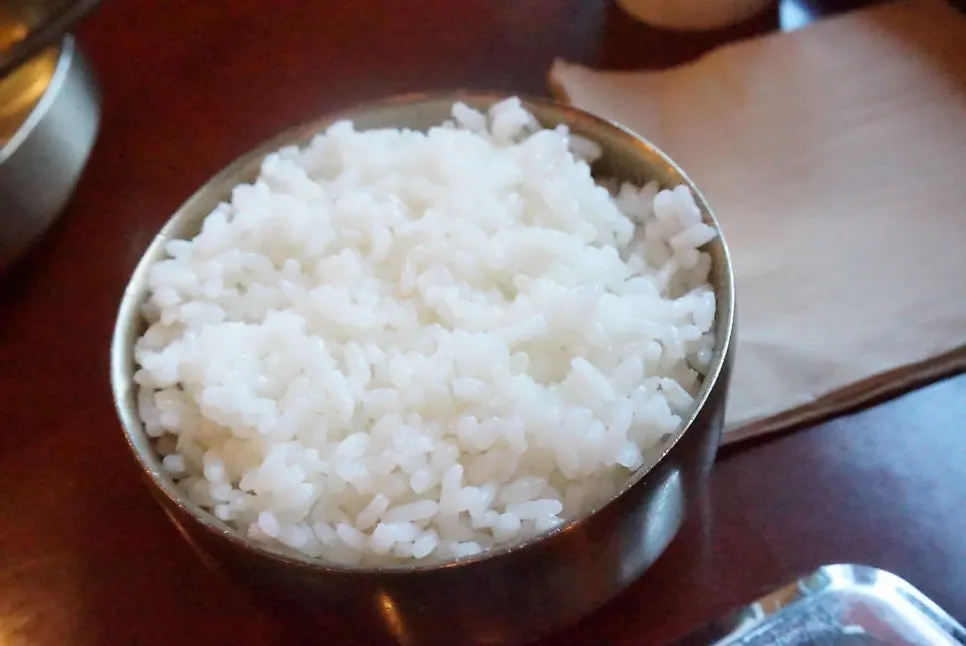 A generously packed bowl of rice