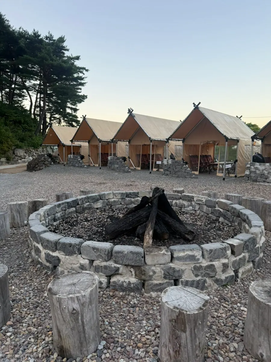 Choosing a camping restaurant near Palgongsan