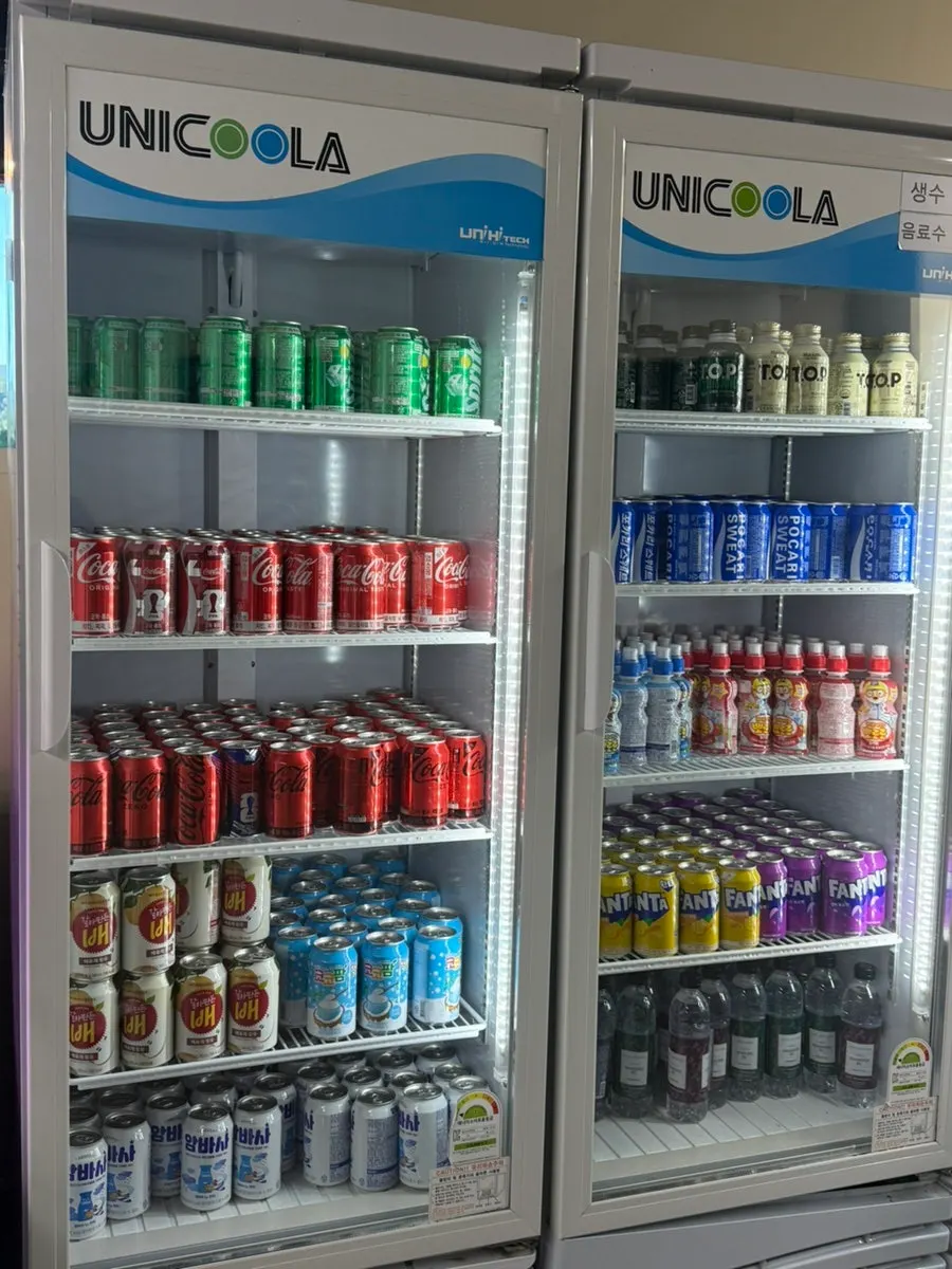 Food available at the camping restaurant store