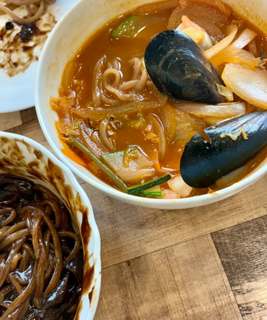 얼큰한 국물의 짬뽕