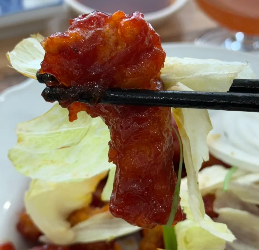Spicy Sichuan-style sweet and sour pork