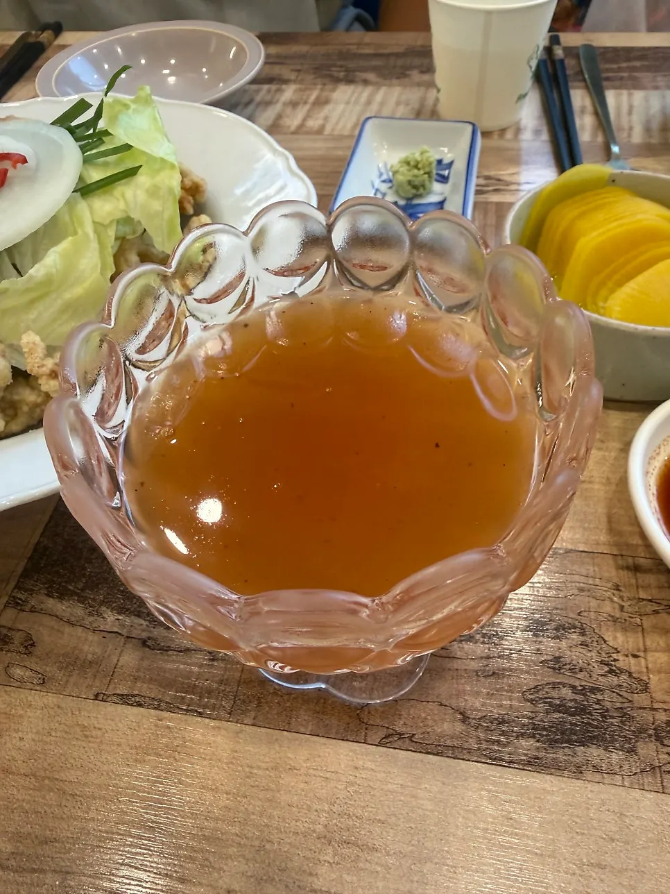 낙지와 전복이 올라간 짬뽕 클로즈업