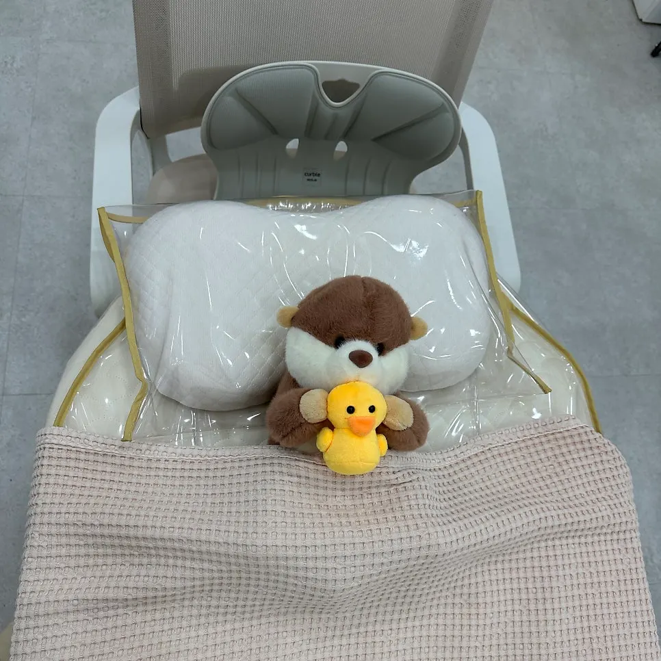 The doll I hugged during the treatment