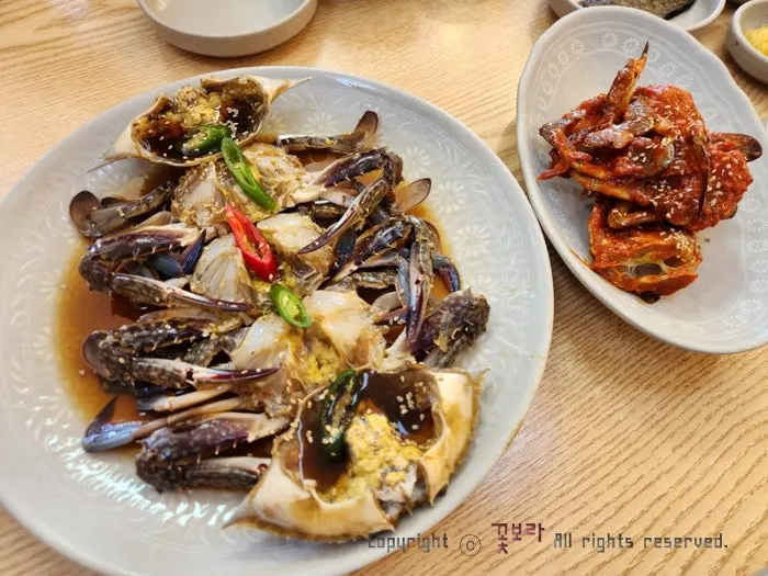 국내산 꽃게 게장 무한리필 식사