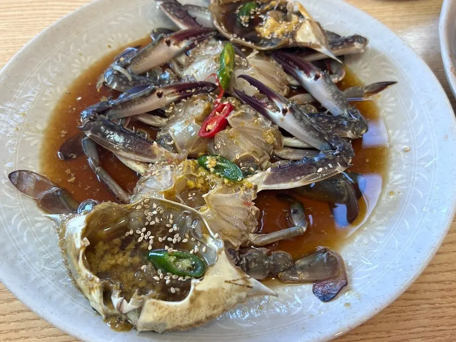실한 꽃게 무한리필 메뉴