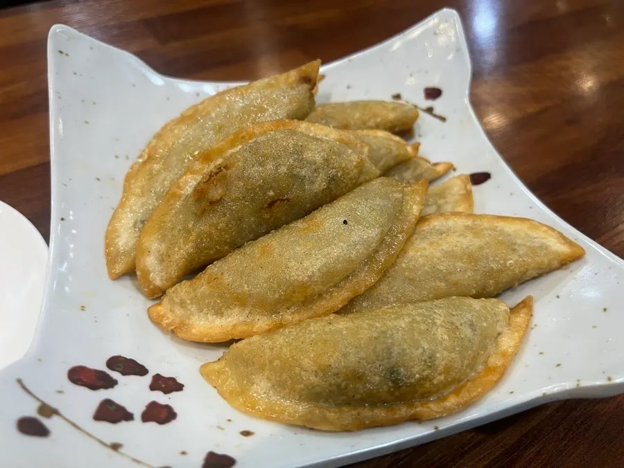 Golden-fried dumplings