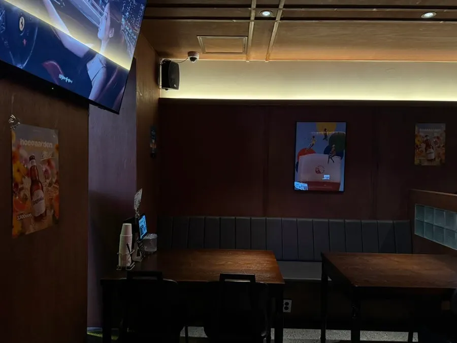 Monthly Beer's hall quieting down around midnight