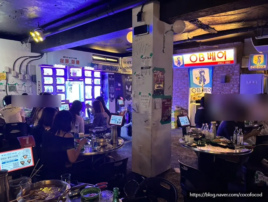 Inside the pocha with no wait to enter