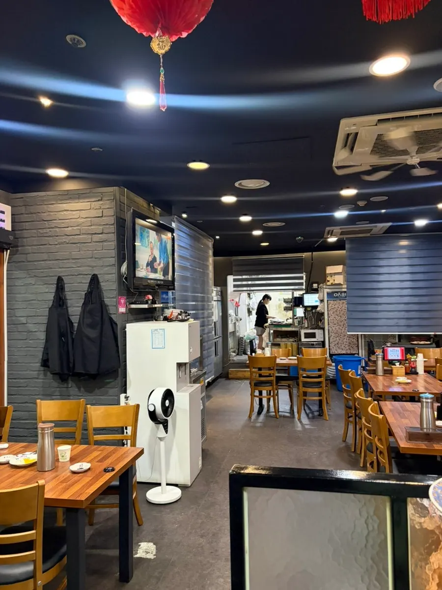 Spacious hall seating inside Junghwa Yori Hyeon