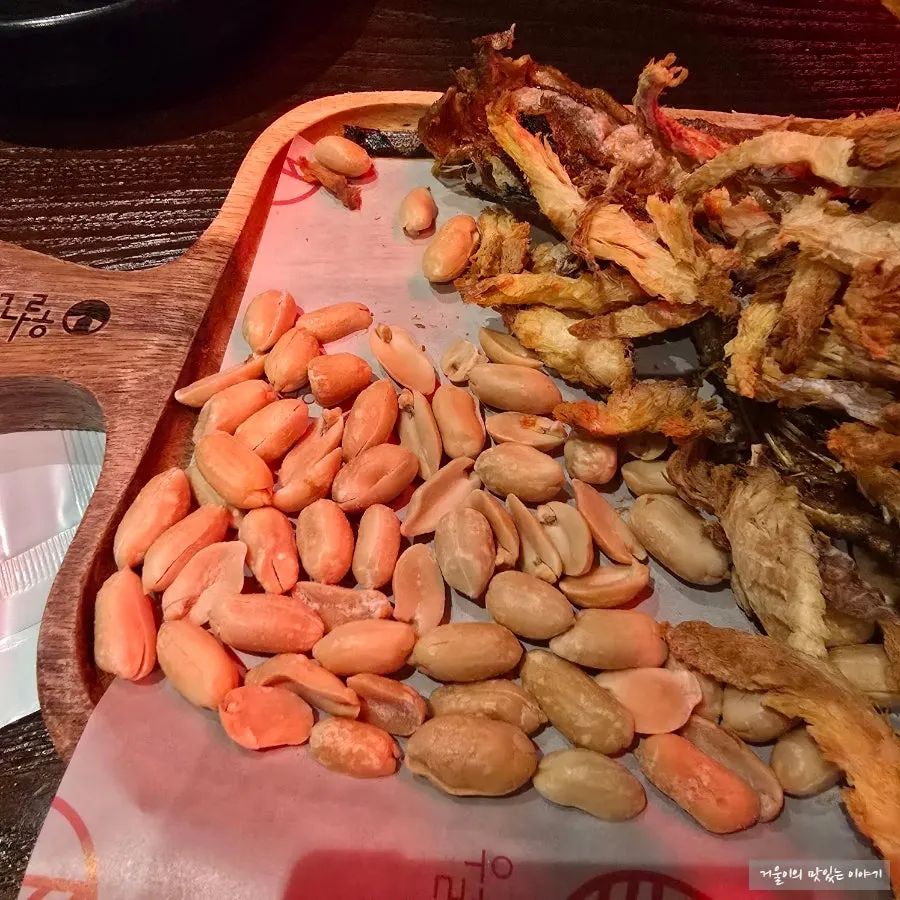 청양고추 마요소스에 찍은 먹태