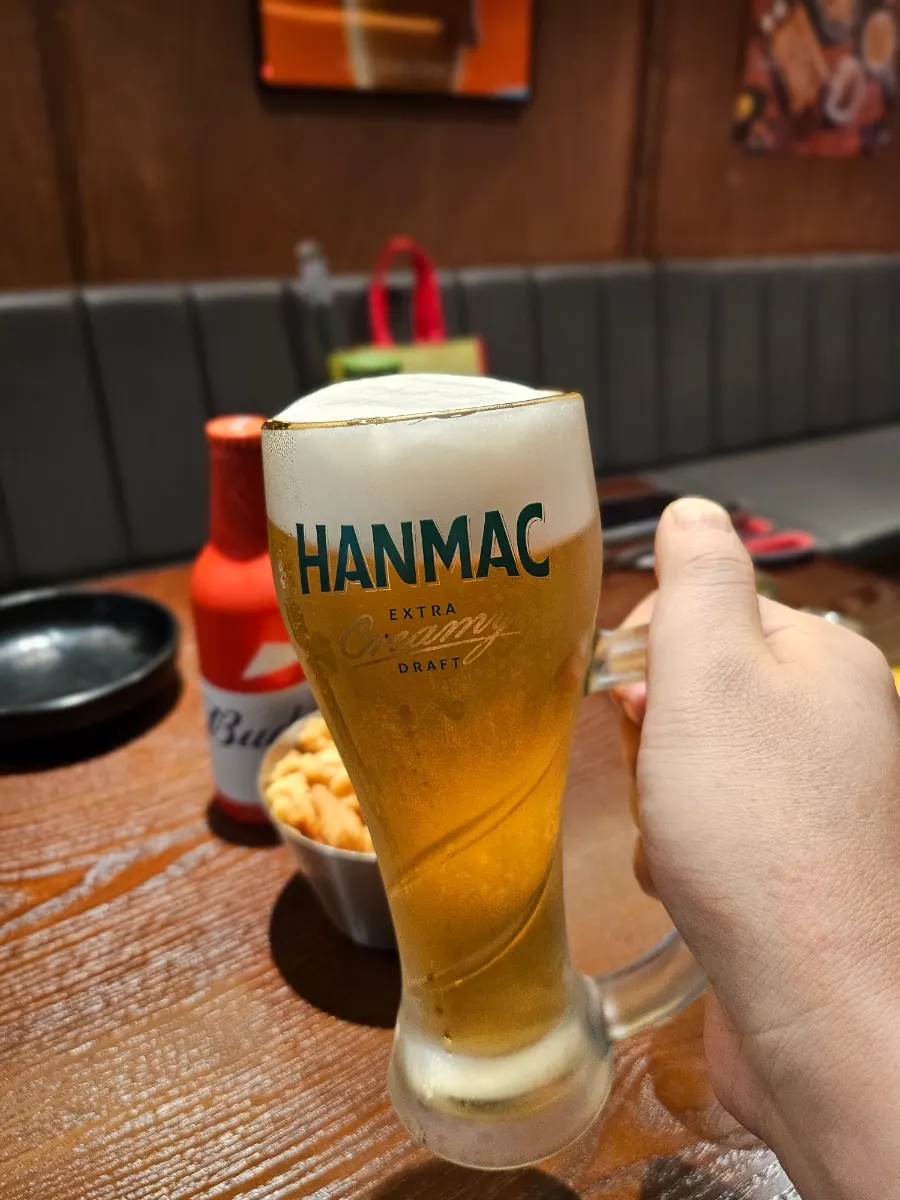 This month's featured beer Budweiser with Chum Churum soju