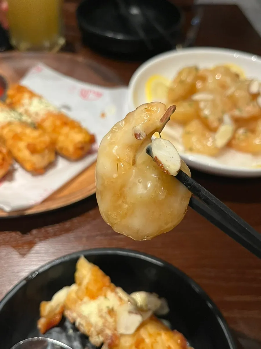 상하키친 콜라보 레몬크림새우 접시