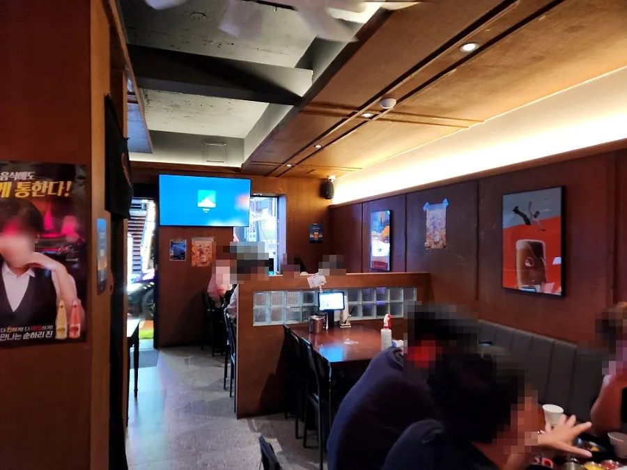 Seating arrangement at Monthly Beer for a large group
