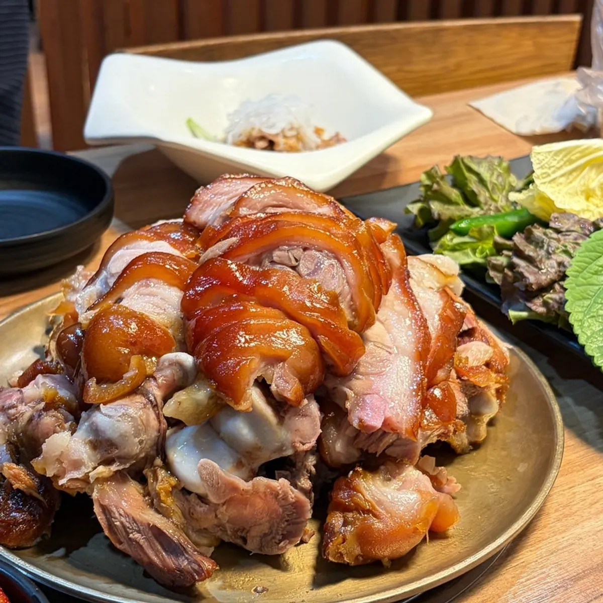 Signature spread of jokbal at The Jokbal Sindorim Main Branch