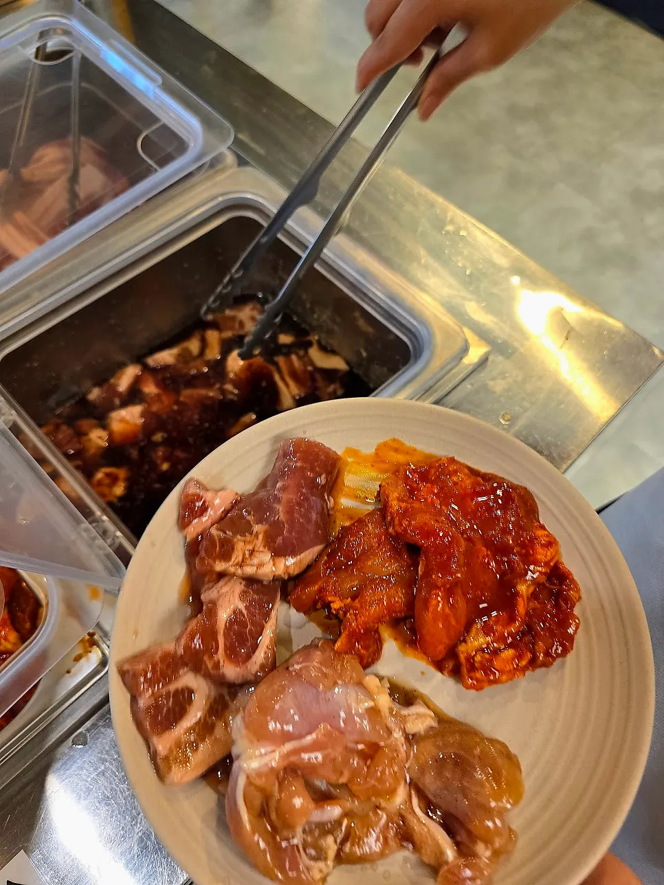 함께 구운 삼겹살