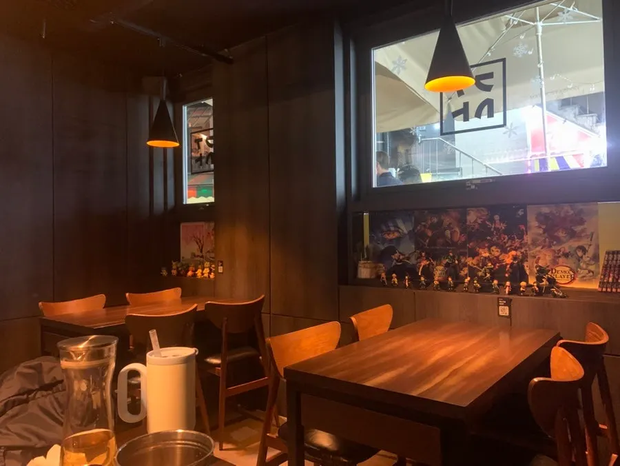 Interior of Gusa Yeonnam after other customers had left