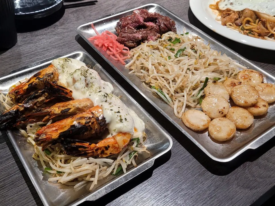 블랙타이거 새우 살 단면