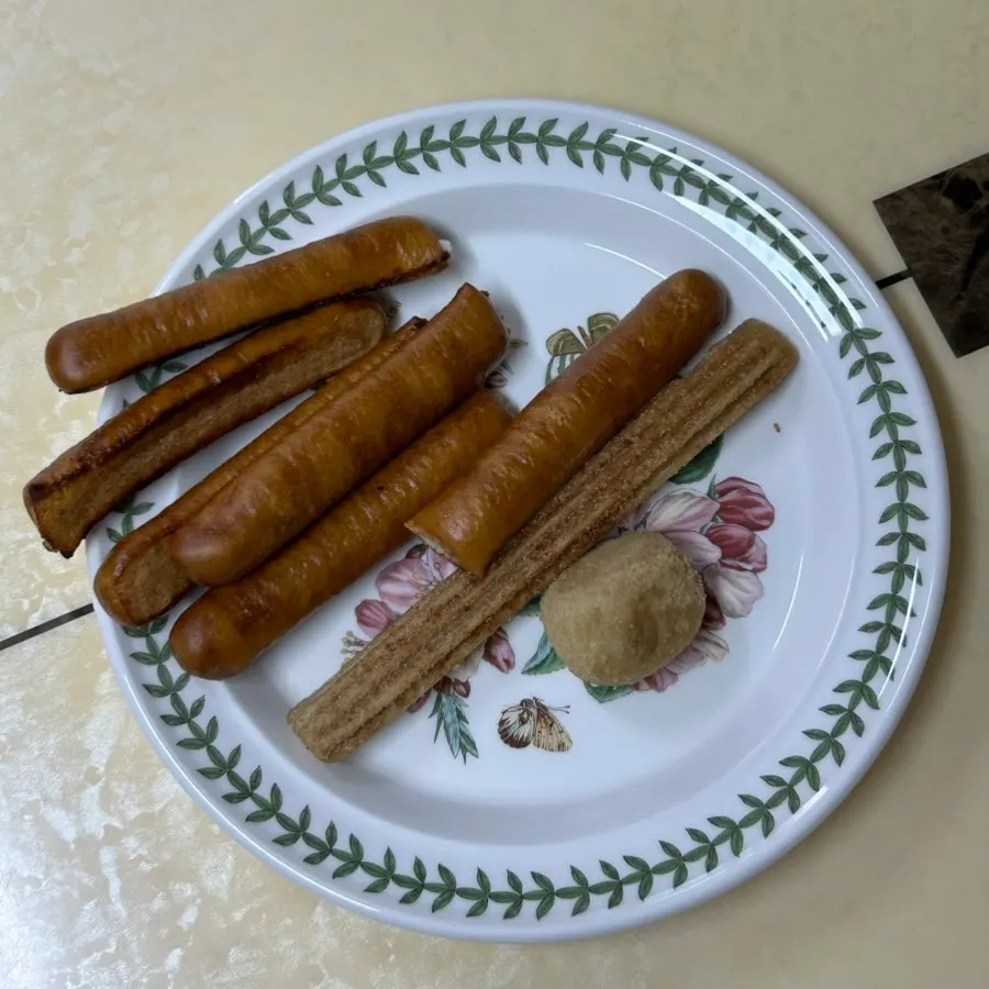 크림치즈프레즐 츄러스 크림떡