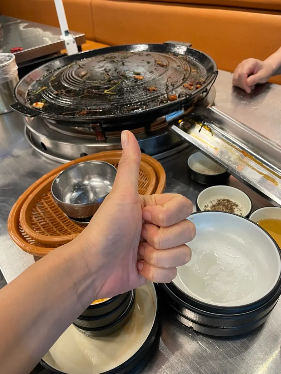 Mul naengmyeon ordered for dessert