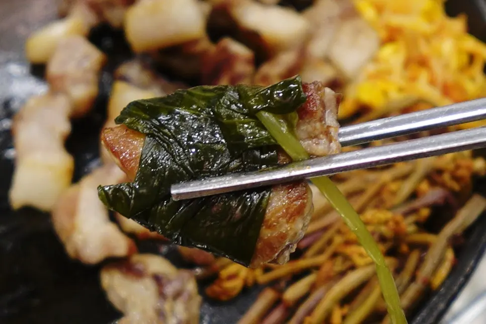 A piece of cooked pork jowl