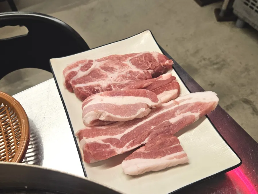 Grease-splash guard and meat grilling